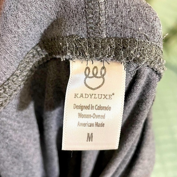 Kadyluxe black and grey leggings buttery soft like new - Picture 7 of 13